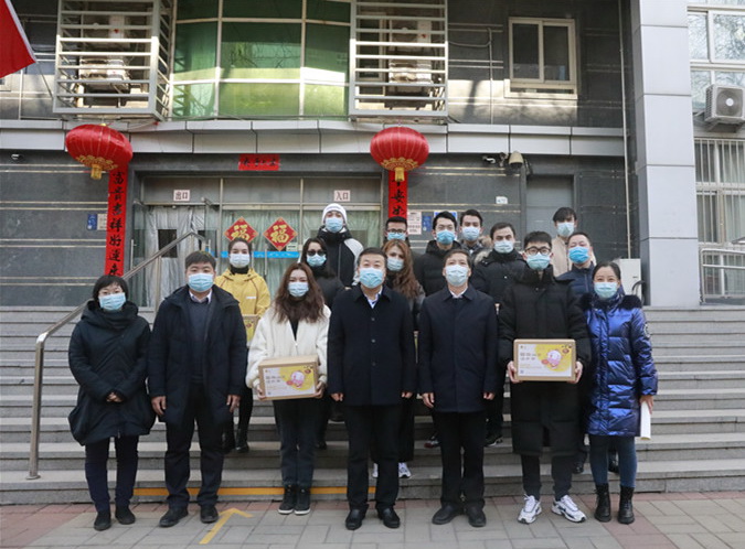 北京市青年聯合會領導慰問寒假留校學生