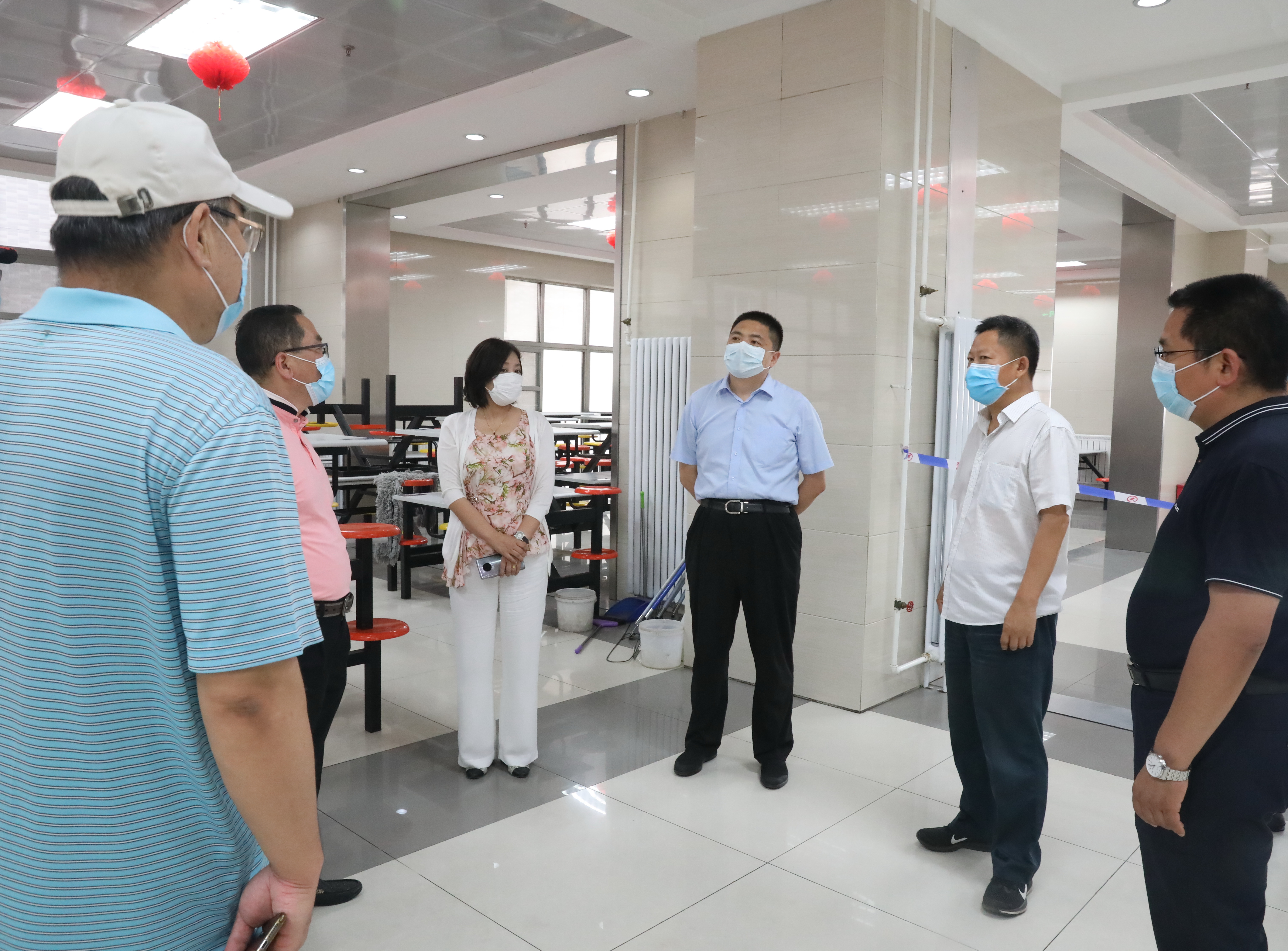 北京市委教育工委副書記狄濤來(lái)校檢查指導(dǎo)防疫工作
